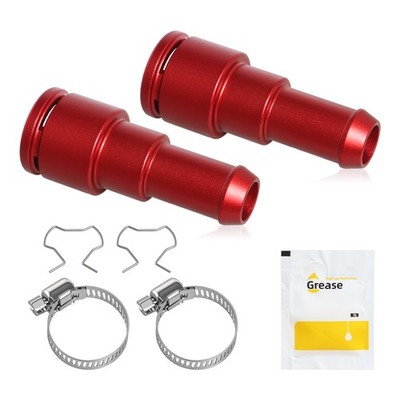 Pack of 2 Heater Hose Connector Set for Ford F-53 Motorhome Chassis 19986-89