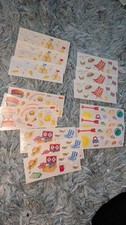 Creative Memories Stickers Set Lot Of 15 Strips Outdoors Picnic BBQ Beach