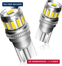 AUTOONE 194 LED License Plate Light 300 High Brightness T10 168 2825 W5W Bulbs