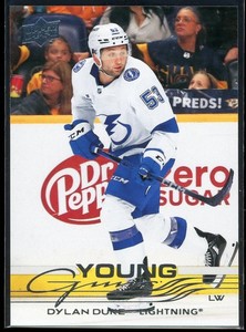 2025-26 Upper Deck Rookie Young Guns Dylan Duke Tampa Bay Lightning #249 FG01 RC