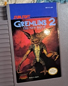 Gremlins 2 New Batch NES Complete With Manual And Styrofoam Insert. SEE DESC