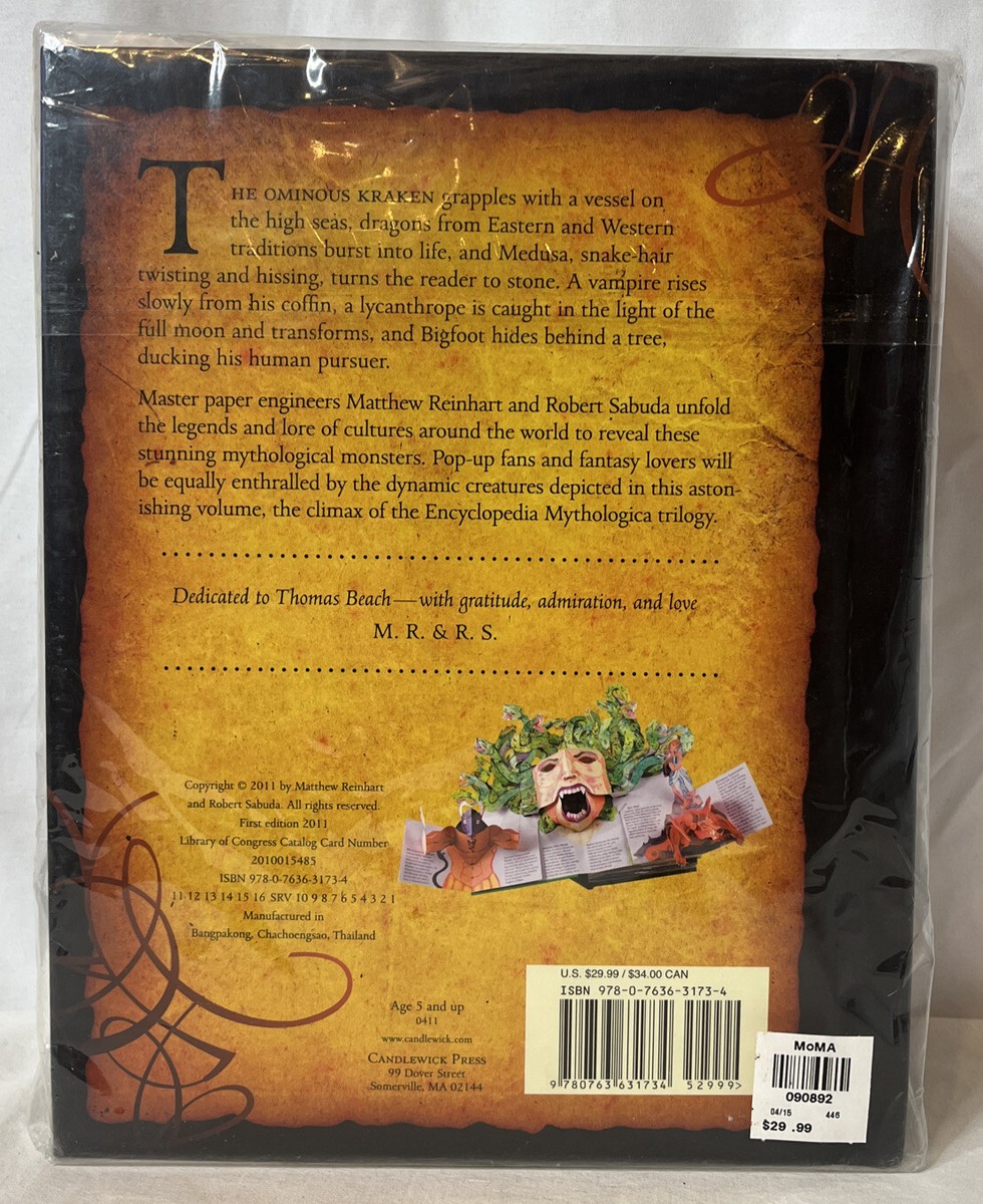 Dragons and Monsters by Matthew Reinhart and Robert Sabuda (2011