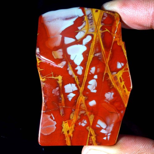 Noreena Jasper Natural Loose Gemstone Rough Slice, Healing Jasper, PS21+22 - Imagen 54 de 151