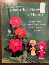 Vintage Beautiful Flowers n' Things Craft Magazine 1970 Vinntage