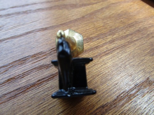 Vintage Dollhouse Miniature Black Brass Tone Metal Scale Phonograph Sad Iron GUC - Picture 15 of 22