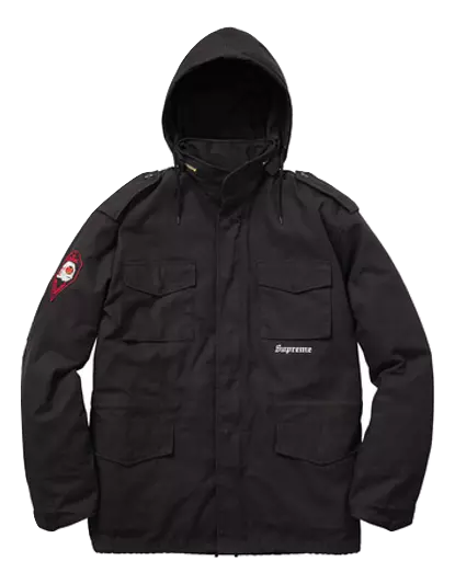 Veste Supreme Slayer M 65 noire F/W 16