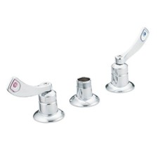 Moen 8229 Commercial M-Dura  2-Handle Widespread Faucet w/out Spout, Chrome