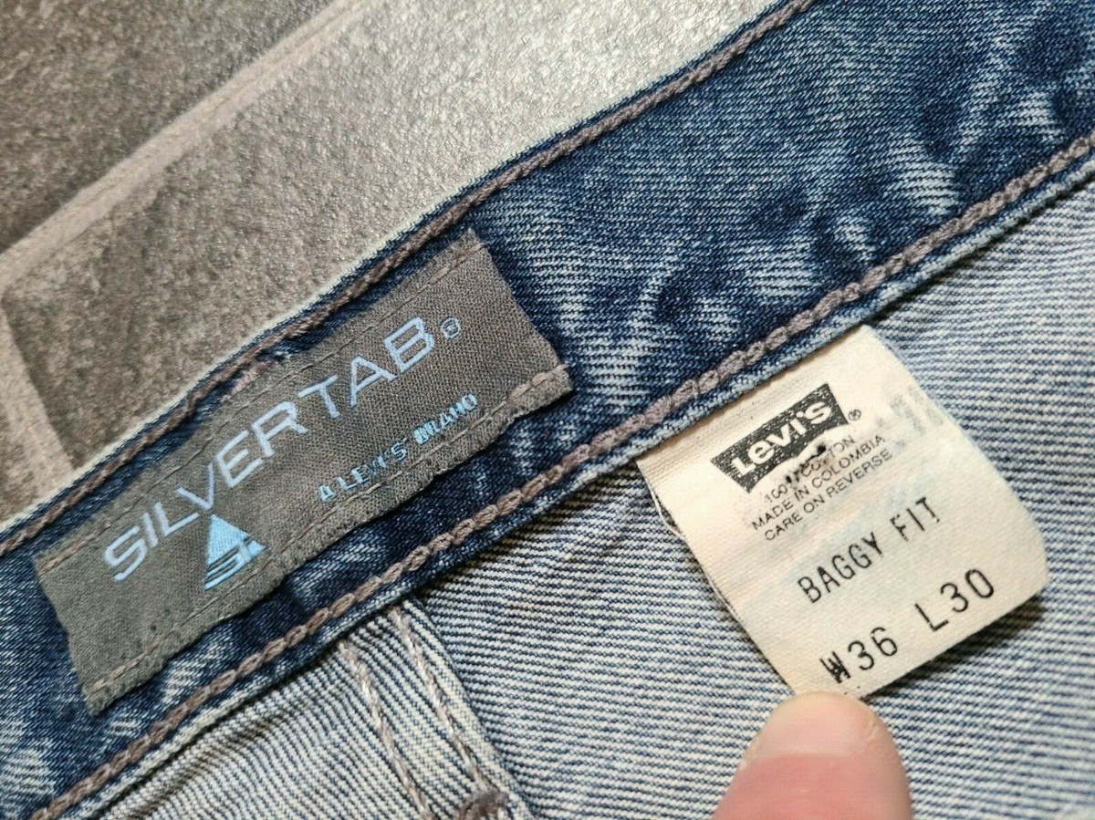 VTG SILVERTAB LEVI'S BAGGY FIT MEN'S JEANS SZ 36X30 | eBay