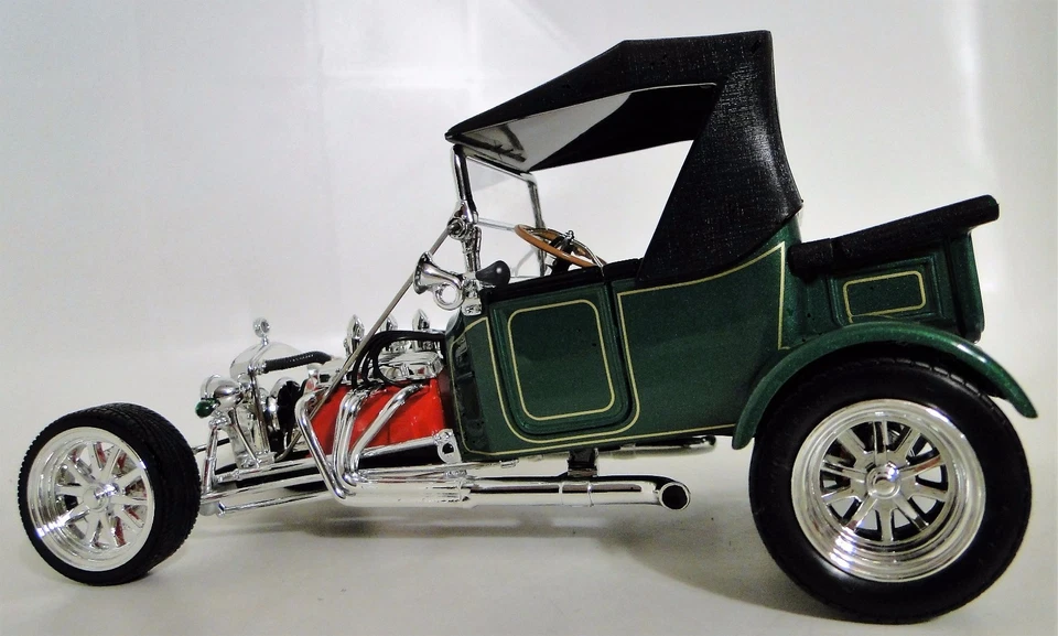 Hot Rod Dragster Racing1 18Classic гоночный автомобиль 12Custom построен GT металлический корпус модель 24 - Изображение 4 из 4