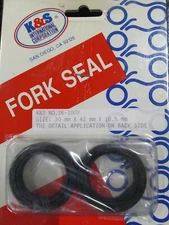 KAWASAKI KLX 110 2002-2020 FORK SEALS 30MMX42MMX10.5MM 16-1007