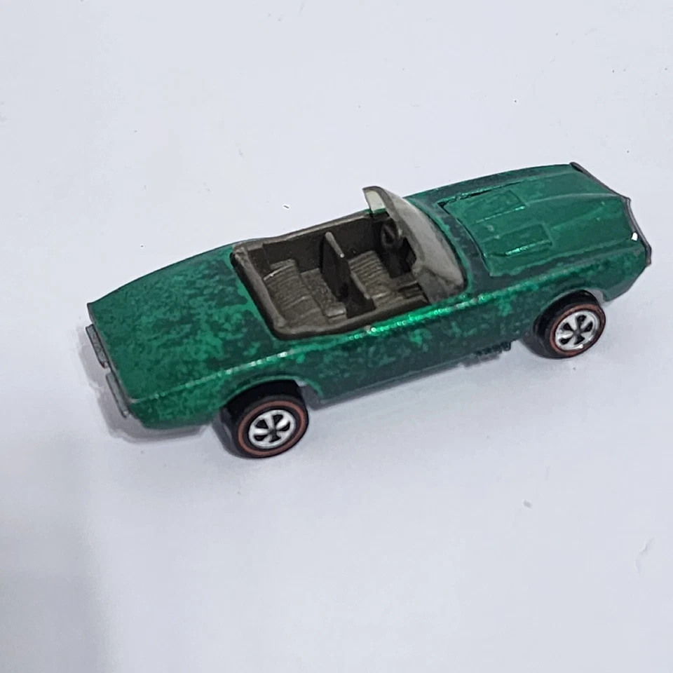 Hot Wheels Redline Custom Firebird Green 1968 Sweet 16 Made In United States - Image 2 of 4