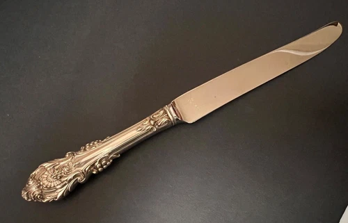 Wallace Sir Christopher Sterling Silver 9  inch French Shape  Knife