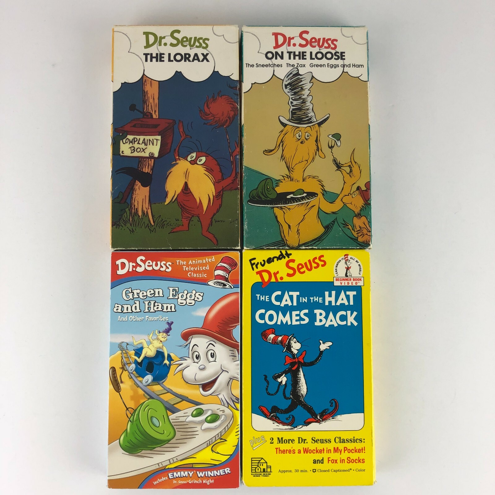 Dr Seuss Green Eggs Cat In The Hat Comes Back On The Loose The Lorax