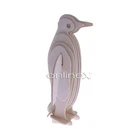 3D Wooden Penguin Puzzle Build Educational Toy Kids Shipping 24-48H a1486
