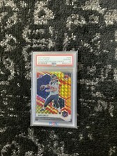 2021 Panini Mosaic Fusion Red/Yellow Davis Mills RC 13/80 LOW POP2 Texans