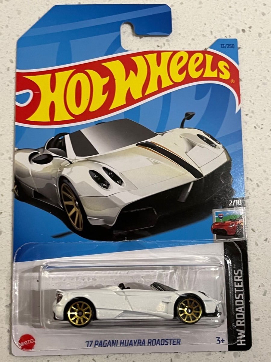2023 Hot Wheels '17 Pagani Huayra Roadster White -13/250 HW