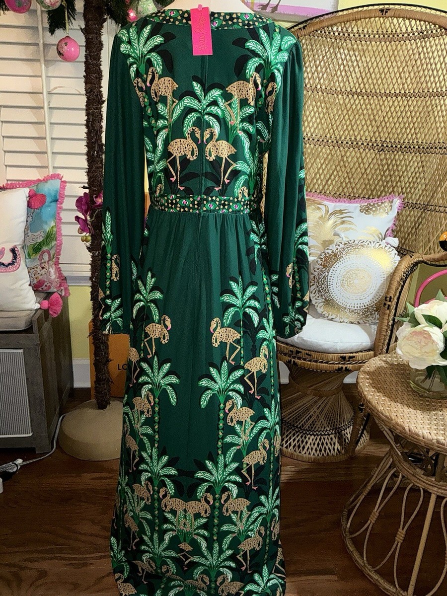 lilly pulitzer wexlee maxi dress Lilly Pulitzer Wexlee 3/4 Sleeve Dress Women's Dress Golden Hour 0