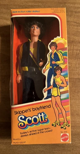 Scott Vintage 1979 Skipper Boyfriend Barbie Sister Collector Boy Puppe RAR 1019