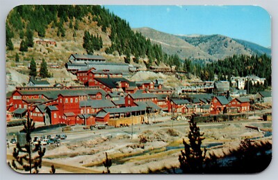 The Morning Mine Lead & Zinc Production Birdseye Mullan Idaho Postcard K14