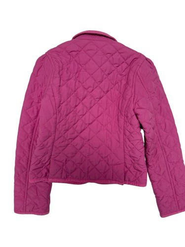 Vintage Ralph Lauren Girls quilted jacket pink with pockets snaps closure size 6 - Picture 4 of 13