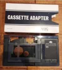 VHS Brand VHS-C To VHS Cassette Adapter 7250000410 Japan converter ORIGINAL BOX