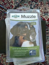 Petsafe Muzzle -XL Breeds- Black Padded for Comfort Adjustable MUZ-X-BLK