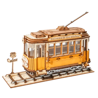 Rolife 3D-Holz-Puzzle Tram / Straßenbahn