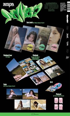 K-POP・アジア CD K-POP AESPA 3rd Mini Album MY WORLD Intro Ver. CD+P.Book+Photocard