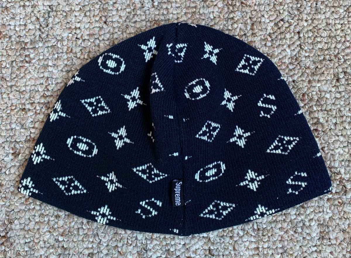 帽子 Supreme Louis Vuitton Monogram Beanie Supreme x LV Beanie Brown – SARUGENERAL