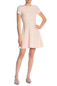 theory modern seamed shift dress