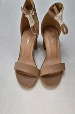TOP MODA DRESS HEELS SIZE 6 CREAM Heel Size 3.5 Inch 
