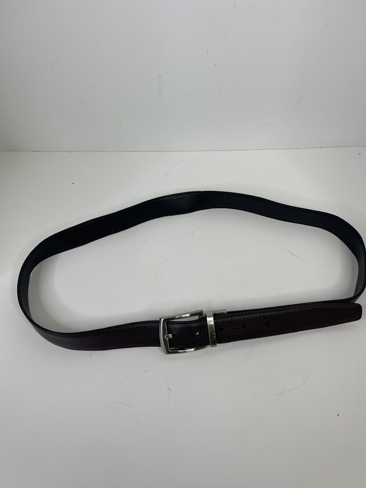PETER MILLAR Leather Reversible Black Brown Belt … - image 2