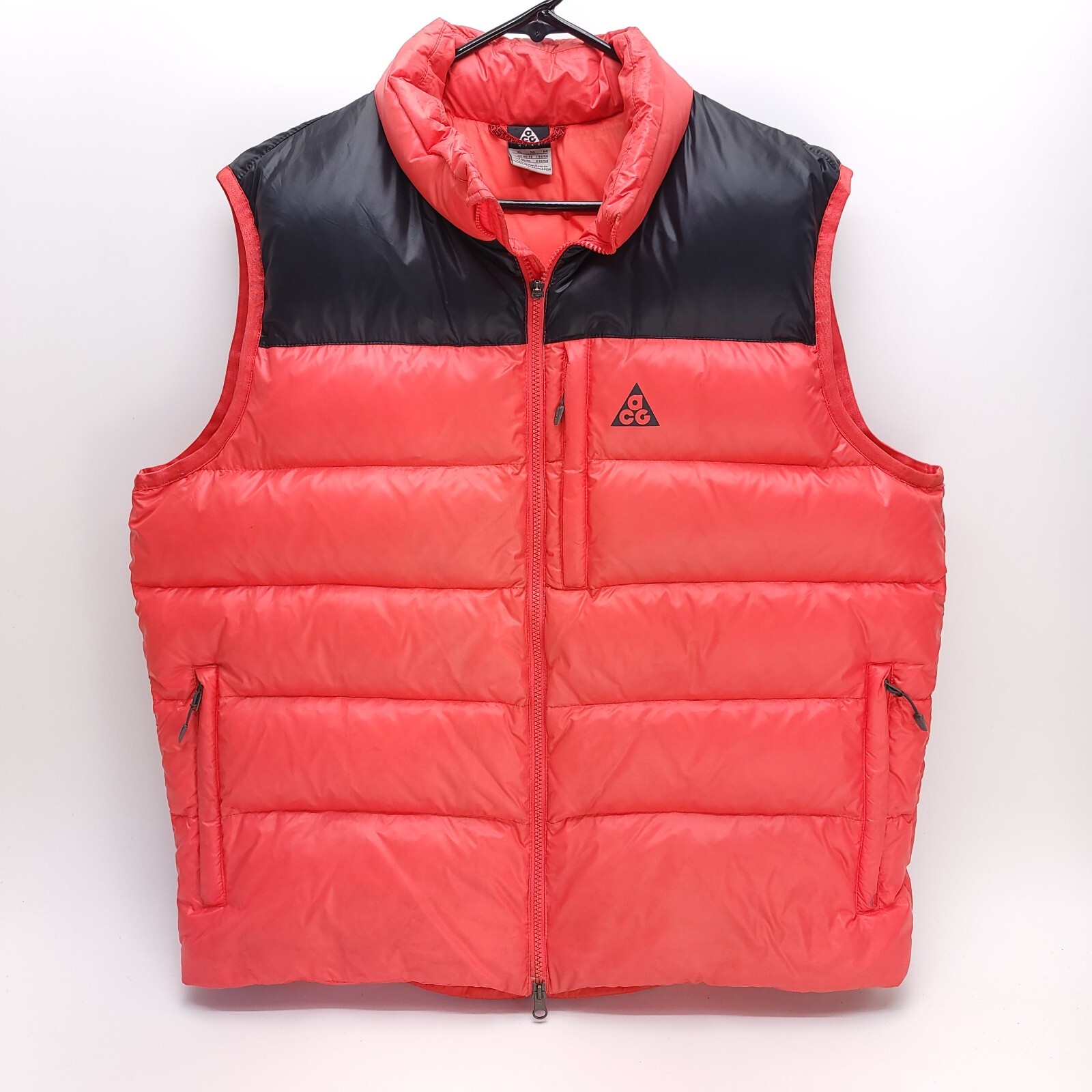 Nike ACG Pink Salmon 550 Down Fill Puffer Vest Y2K Aesthetic All Conditions Gear