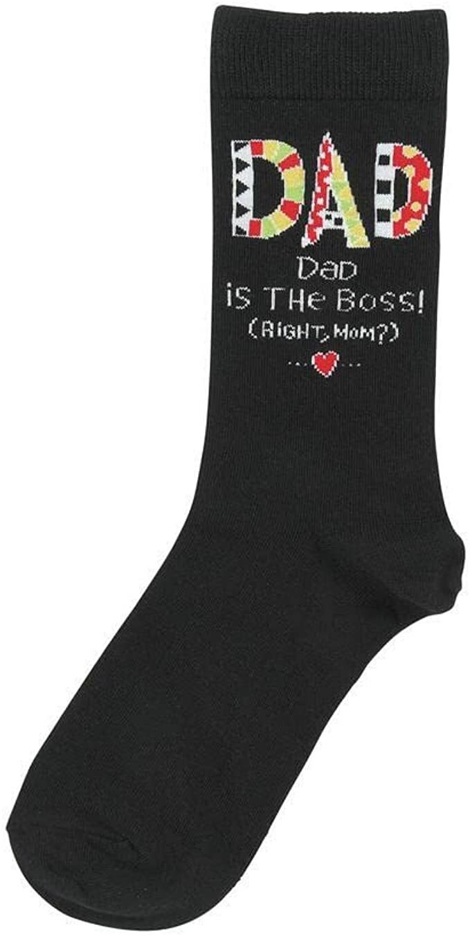 Enesco Our Name Is Mud Cuppa Doodle Dad Socks