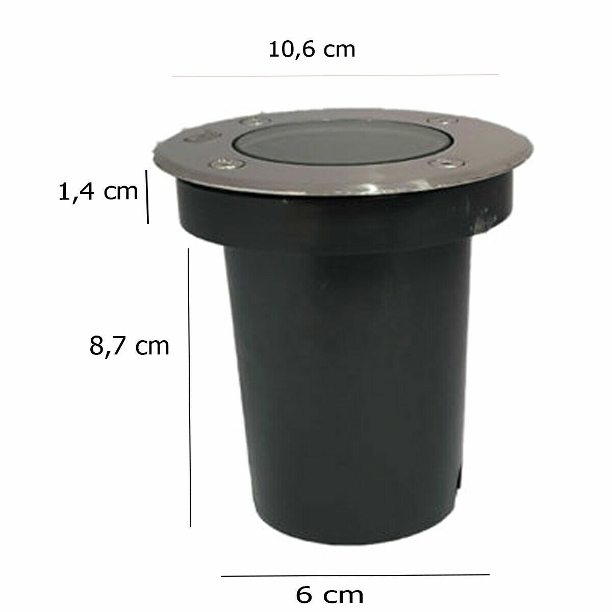 Intec Faretto Calpestabile Tondo Acciaio LED Integrato IP67 Acquista Da OBI - Foto 2