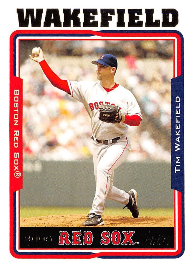 2005 Topps #74 Tim Wakefield Boston Red Sox Baseball Card NM-MT ID