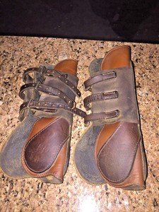 leather splint boots