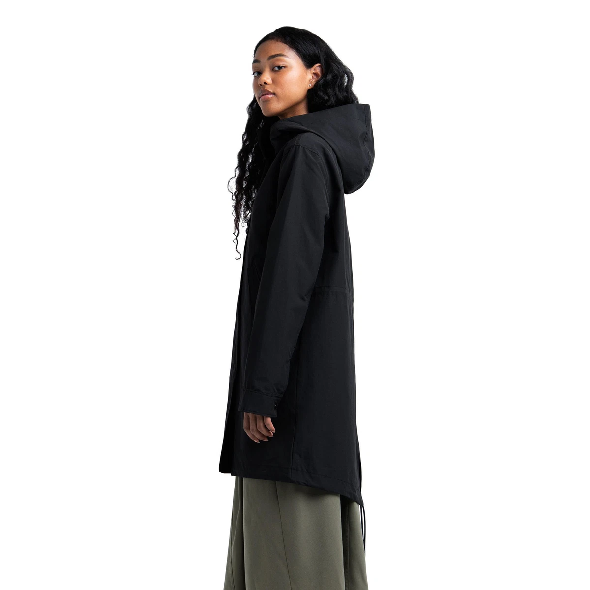 Herschel Fishtail Parka Jacket Women s Black Sportswear Activewear