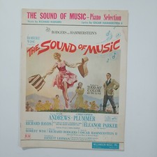 The Sound Of Music Single Song Vintage Sheet Music Piano Selection