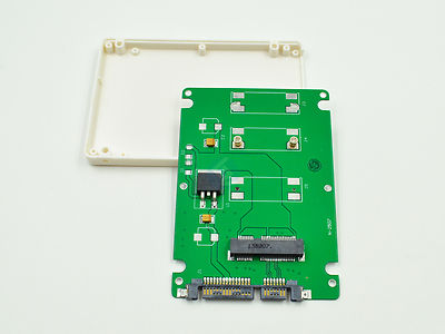 New Mini PCI-E mSATA SSD to 2.5'' SATA adapter Converter with thickness case