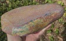 Ocean Jasper Large Self Standing Polished ROCK ART 1150 Grams or 2.53 Pounds 