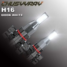 5202h16 Led Fog Light Bulbs For Chevy Silverado 1500 2500hd 2007-2015 6000k 80w