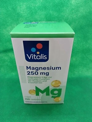 2x Vitalis® Magnesium, 250 mg; á 150 Tabletten (64,73 €/ kg) + Extra