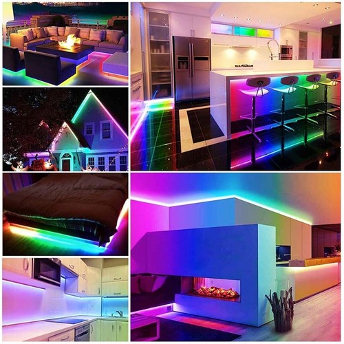 LED Strip RGB IC Neon Rope Lights ws2811 Bluetooth Control Tube Bar Sign Light - Picture 12 of 21