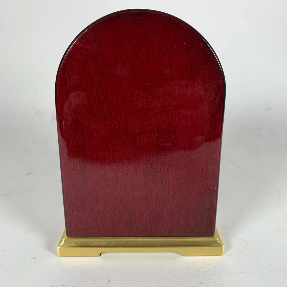 HOWARD MILLER 649-389 CARTER HEAVY ROSEWOOD TABLE CLOCK - Image 4 of 4