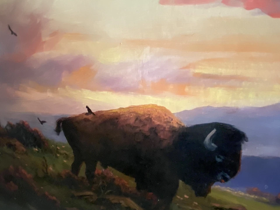 Heinie Hartwig Oil Painting On Board. 18 X 24 Foto 3 de 4