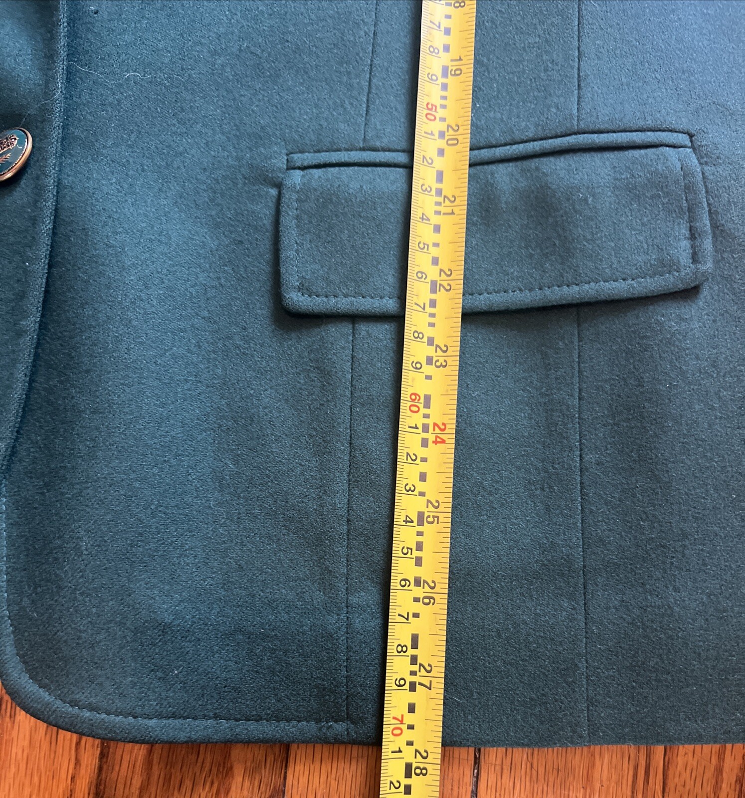 Vintage Pendleton Solid Green Long Sleeve Crest B… - image 7