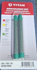 Titan 500-200-03 Filter Airless Spray Gun Coarse 30 Mesh Green New 2 Pack
