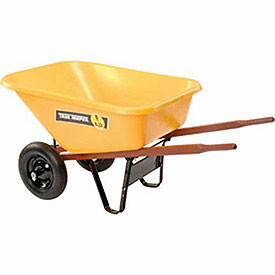 true temper poly wheelbarrow with dual wheels
