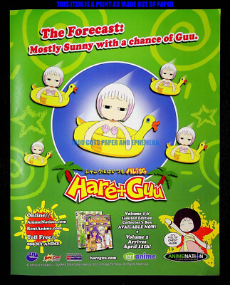Hare + Guu AnimeNation Anime 2006 Trade Print Magazine Ad Poster ADVERT